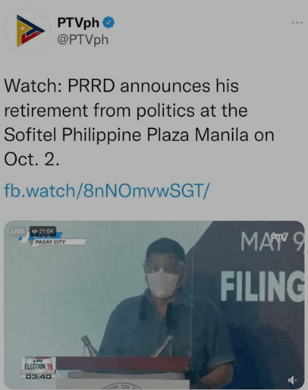 菲律宾总统杜特尔特宣布“退出政坛”(图1) 52(207).png