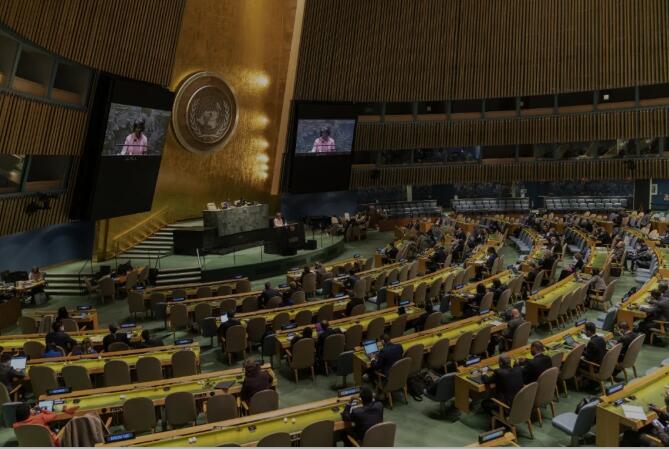 突发!联合国大会暂停俄罗斯人权理事会成员资格,俄方:立即退群!俄财政部:首次用卢布支付国际债务(图2) 21(1258).jpg