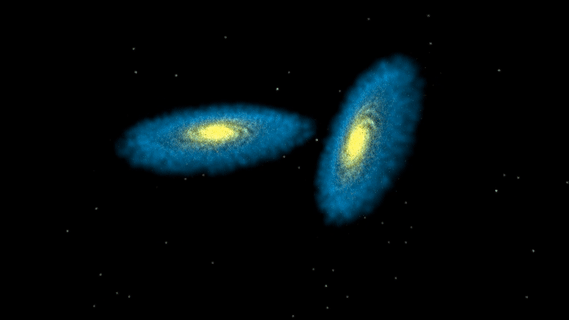 银河系和仙女座星系的大碰撞可能已经开始?未来地球夜空将大变样Loading...(图3) 28.gif