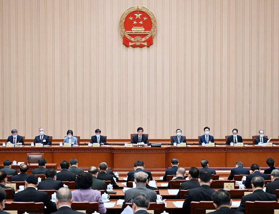 十三届全国人大常委会第三十九次会议在京举行 审议全国人大常委会工作报告稿等 为召开十四届全国人大一次会议作准备 栗战书主持(图1) 十三届全国人大常委会第三十九次会议在京举行 审议全国人大常委会工作报告稿等 为召开十四届全国人大一次会议作准备 栗战书主持(图1)