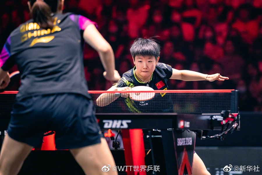 WTT新加坡大满贯:孙颖莎女单夺冠(图2) WTT新加坡大满贯:孙颖莎女单夺冠(图2)