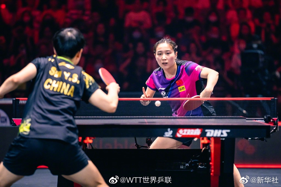 WTT新加坡大满贯:孙颖莎女单夺冠(图4) WTT新加坡大满贯:孙颖莎女单夺冠(图4)