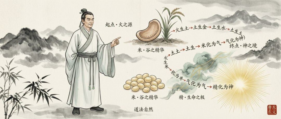 信手笔记(二十五):曹东义与钱学森共识:一条隐秘链条,揭开中医“水谷精微”的生命密码(图2) 信手笔记(二十五):曹东义与钱学森共识:一条隐秘链条,揭开中医“水谷精微”的生命密码(图2)
