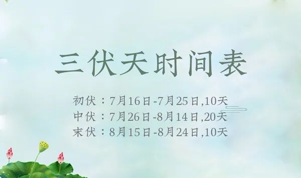 2023三伏时间表来了:今年竟这么特殊!不论男女,必须提前两个月早做准备!(图1) 1.jpg