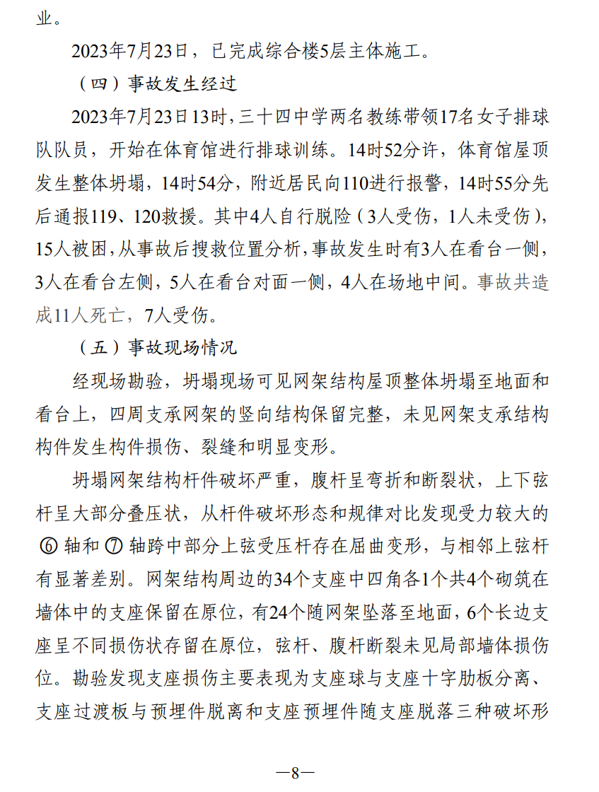 51人被追责!齐齐哈尔体育馆坍塌事故调查报告公布(图17) 640.png